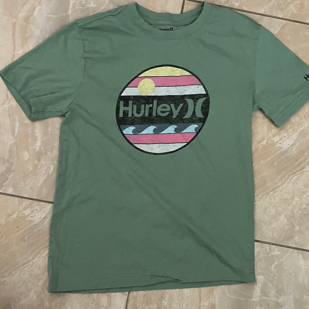 Hurley Kids Green Graphic Tee